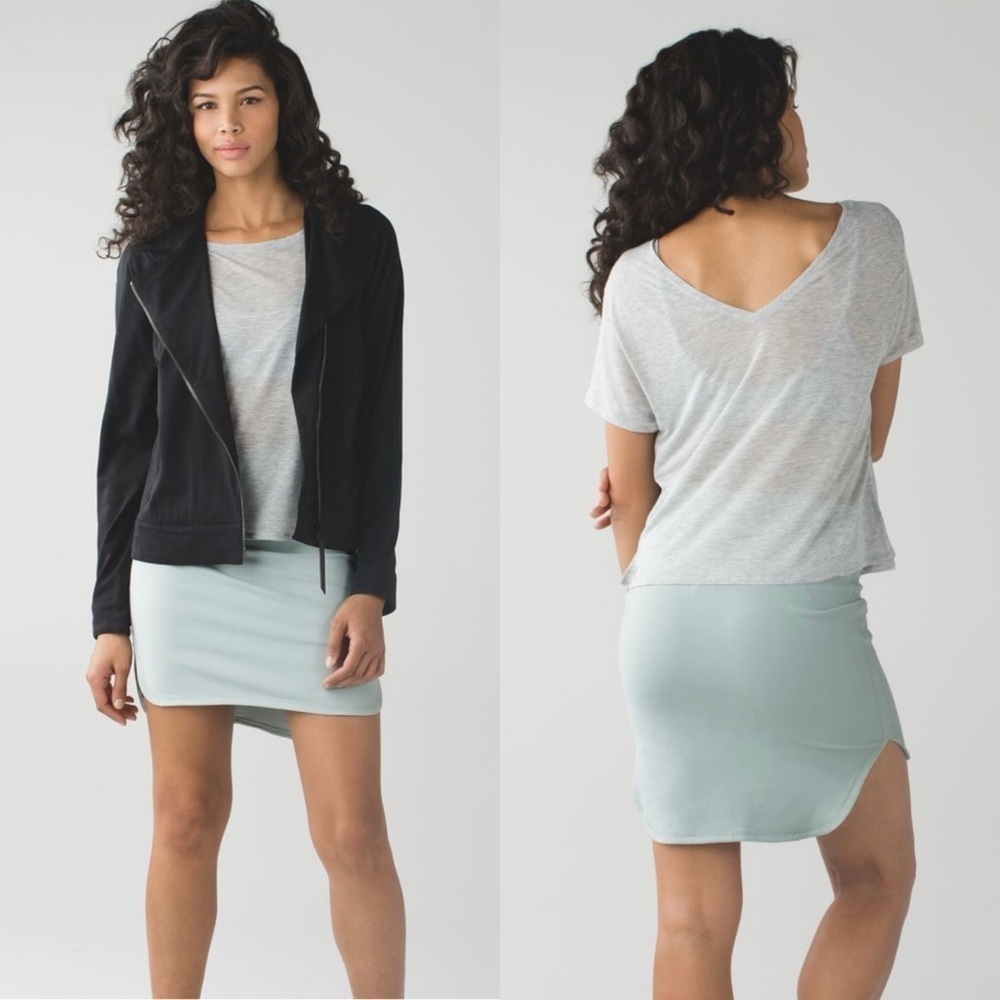 Lululemon City Skirt-Minty Grey (Size:4)